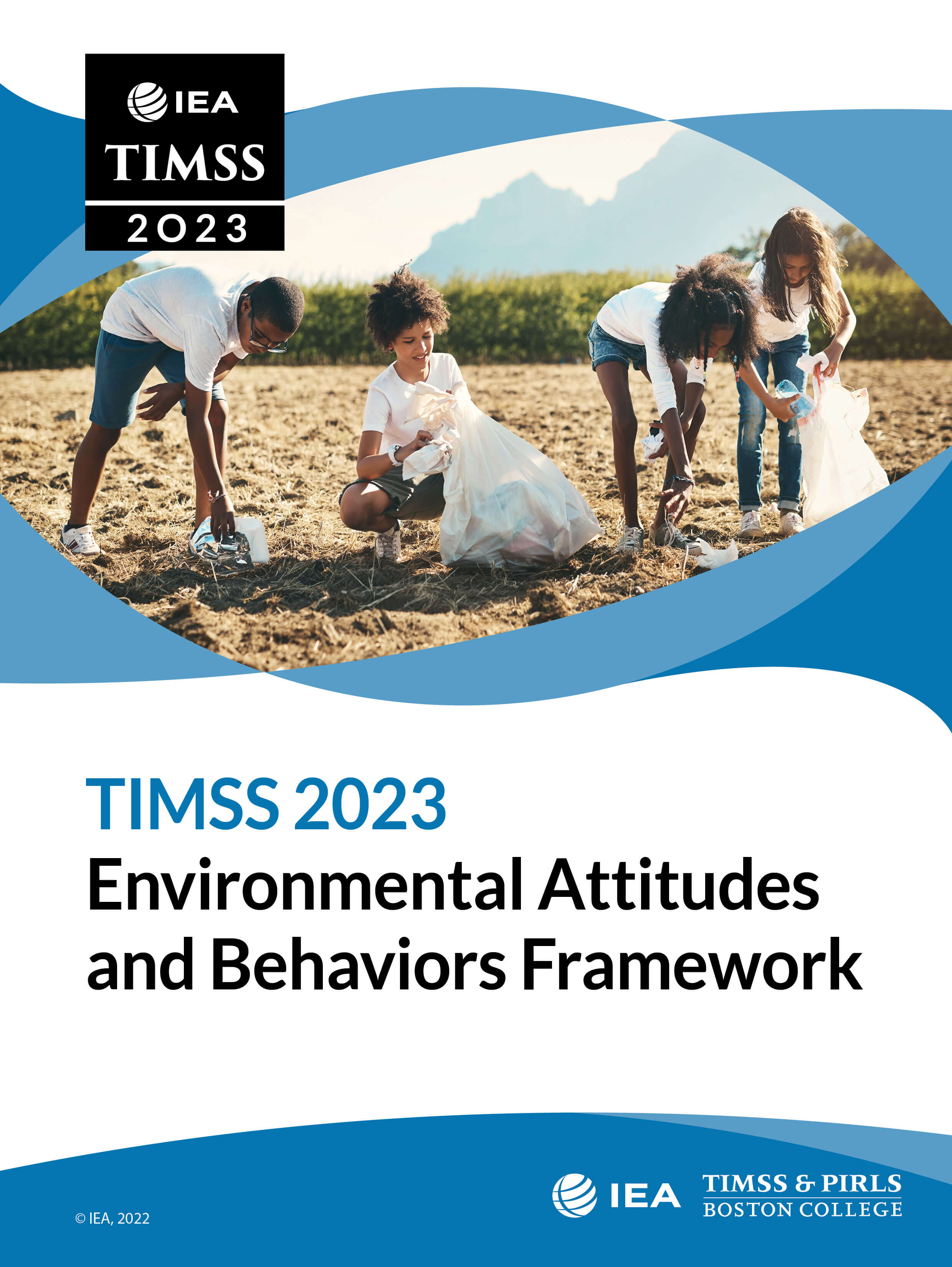Cover art for the TIMSS 2023 Environmental Attitudes and Behaviors Framework.